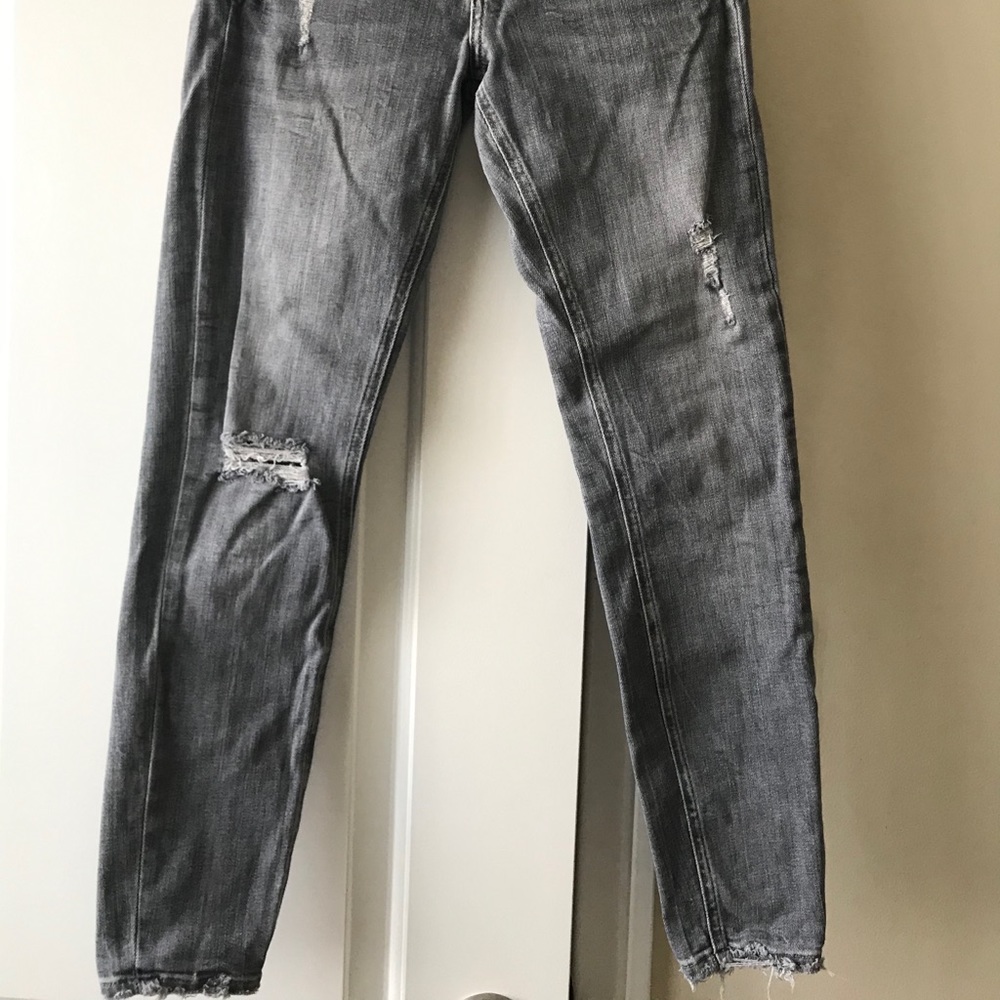 Zara grey denim pants